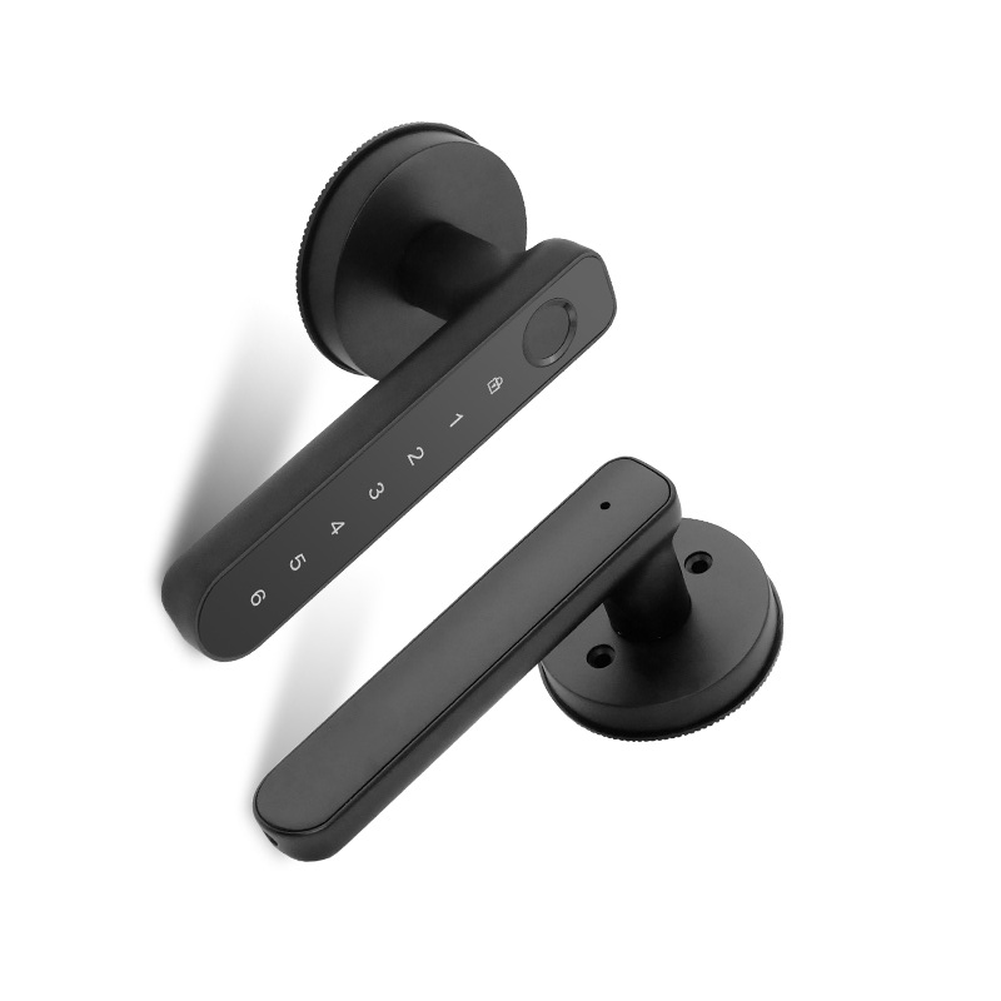 Smart Home Door Lock - Smart Handle Lock with Fingerprint Password