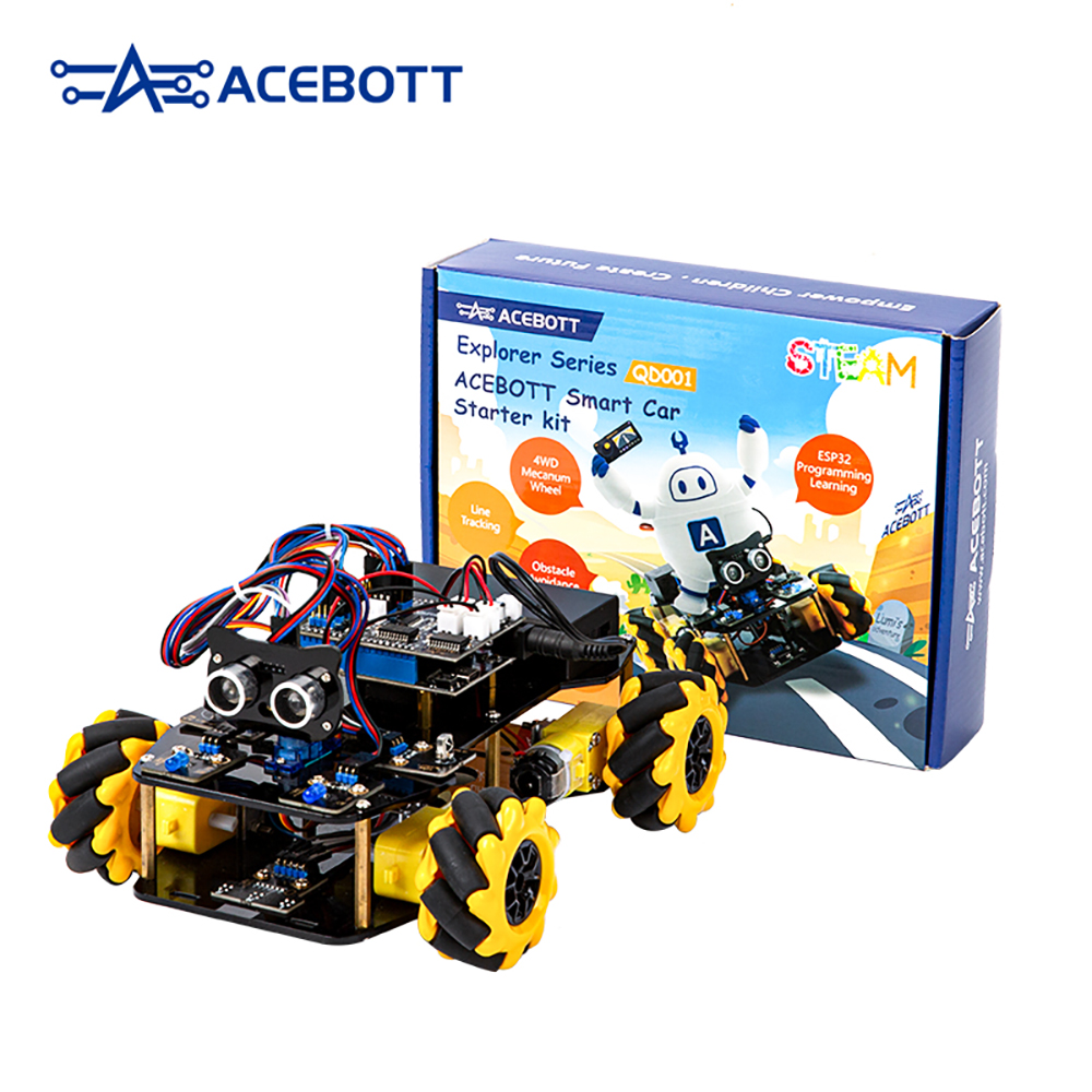 Smart Home Arduino Uno - ACEBOTT ESP32 4WD Mecanum Wheel Camera