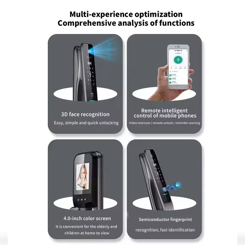 HX5 Smart Door Lock 3D Face Re - Smart Home Door Lock avaliação e preço