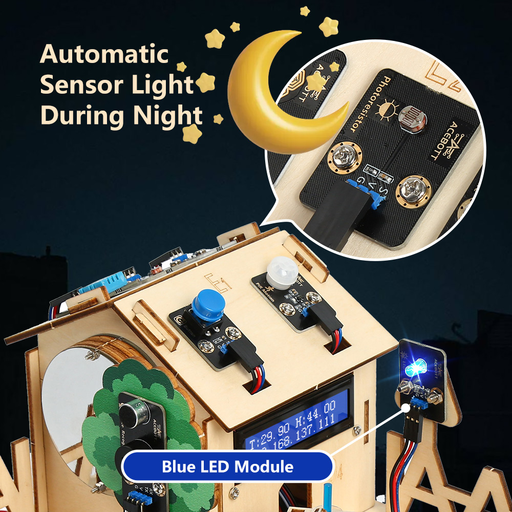 ACEBOTT Smart Home STEM STEAM  - Smart Home Kit For Arduino avaliação e preço