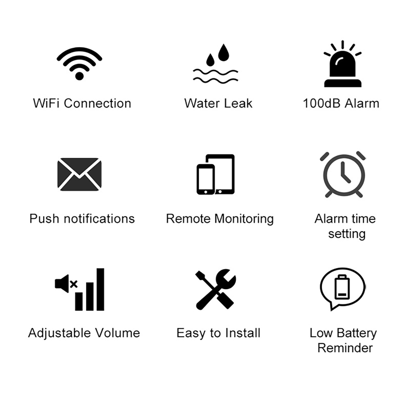 Tuya Smart WIFI Water Leak Sen - Wifi Water Sensor avaliação e preço