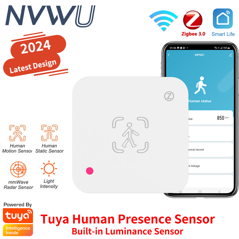 Tuya Zigbee WiFi  Human Presen - Smart Home Google Assistant avaliação e preço