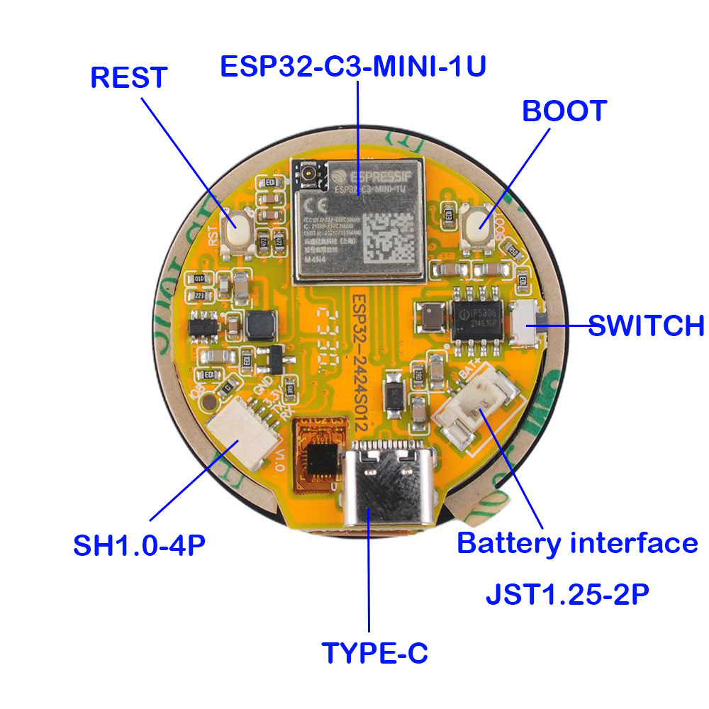 ESP32 Display 1.28 inch ESP32- - Smart Home Kit For Arduino avaliação e preço