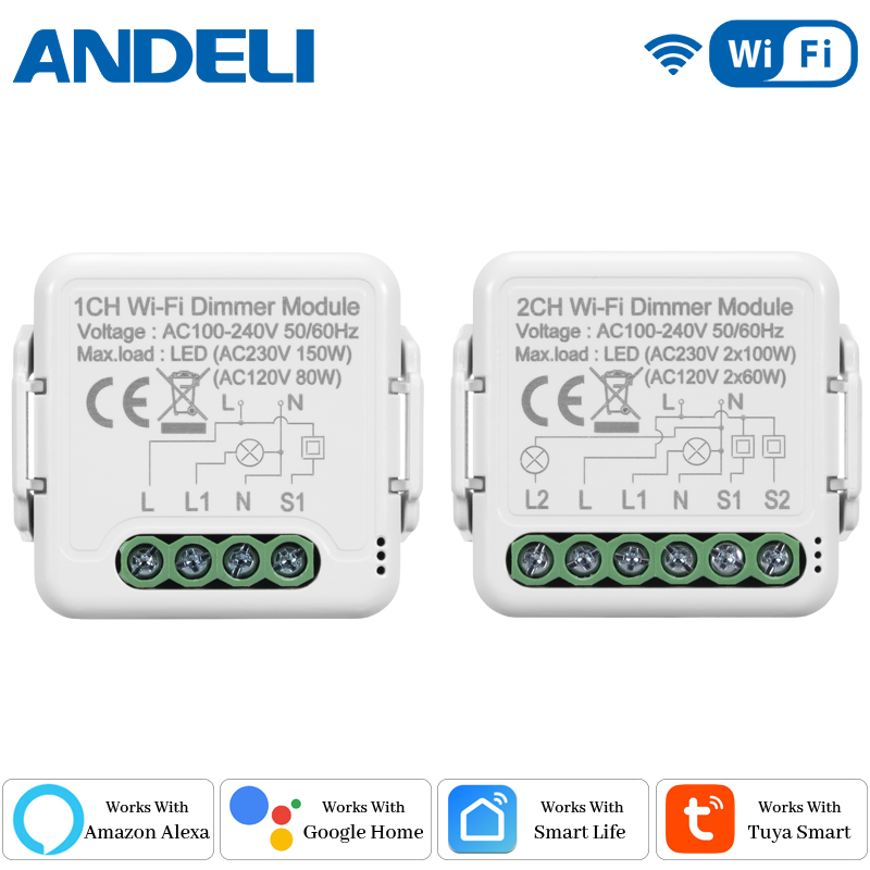 DIY  Wifi Smart Dimmer Switch  - Smart Home Google Assistant avaliação e preço