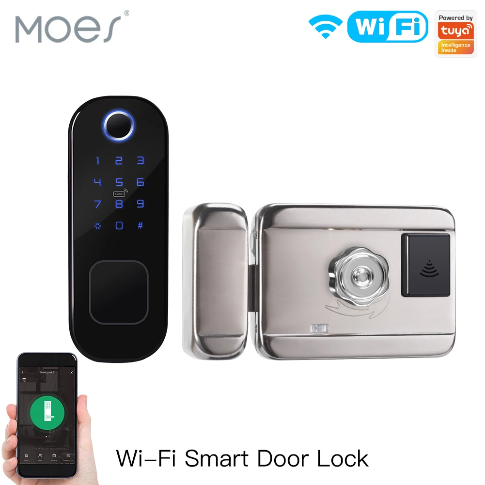 MOES WiFi Tuya Smart Lock Door - Smart Home Door Lock avaliação e preço