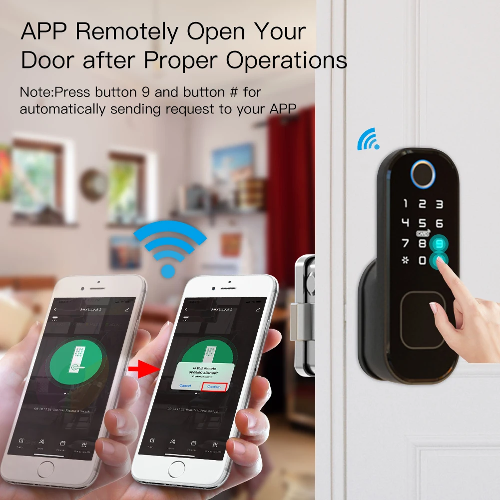 MOES WiFi Tuya Smart Lock Door - Smart Home Door Lock avaliação e preço