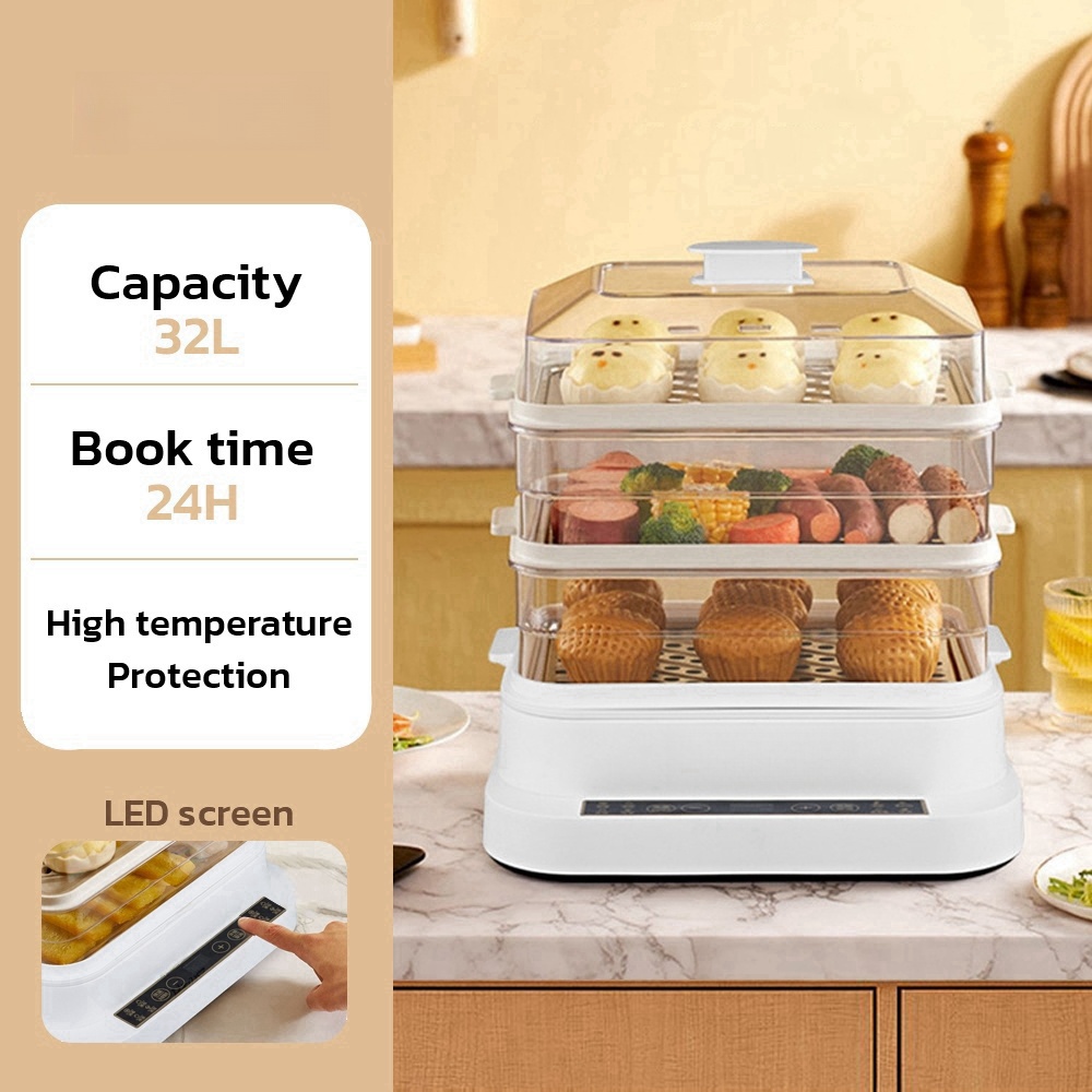32L Smart Electric Steamer - 3 - Smart Home Appliances avaliação e preço