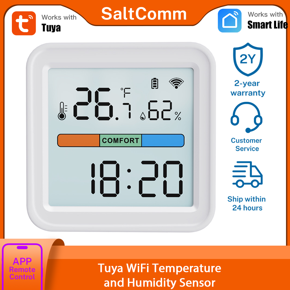 Tuya New WiFi Temperature Humi - Smart Home Google Assistant avaliação e preço