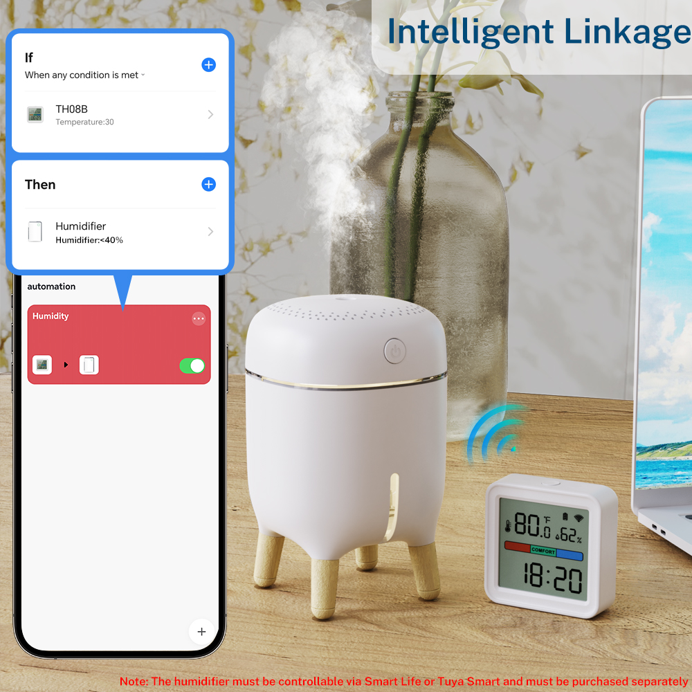 Tuya New WiFi Temperature Humi - Smart Home Google Assistant avaliação e preço