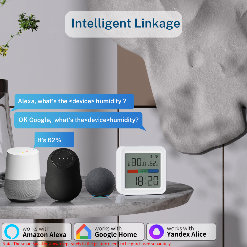Tuya New WiFi Temperature Humi - Smart Home Google Assistant avaliação e preço