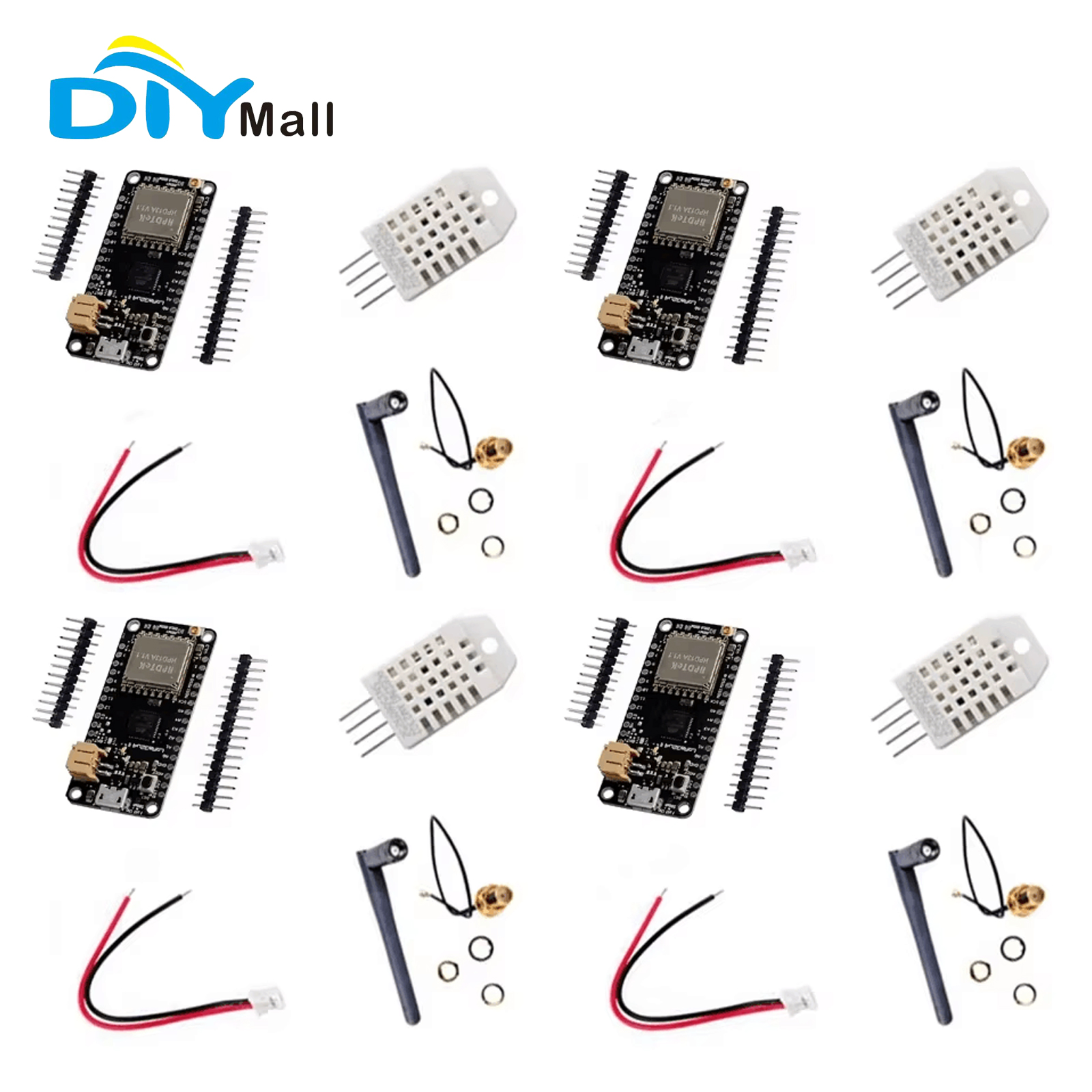 DIYmall 4PCS LoRa32u4 II Devel - Smart Home Kit For Arduino avaliação e preço