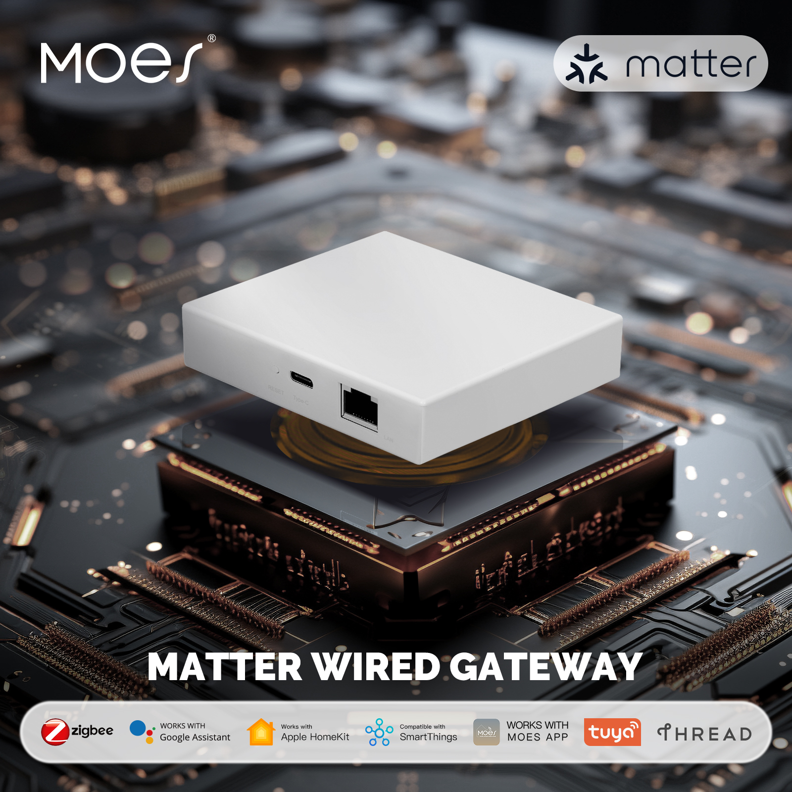MOES Tuya Zigbee Matter Thread - Smart Home Vimar avaliação e preço