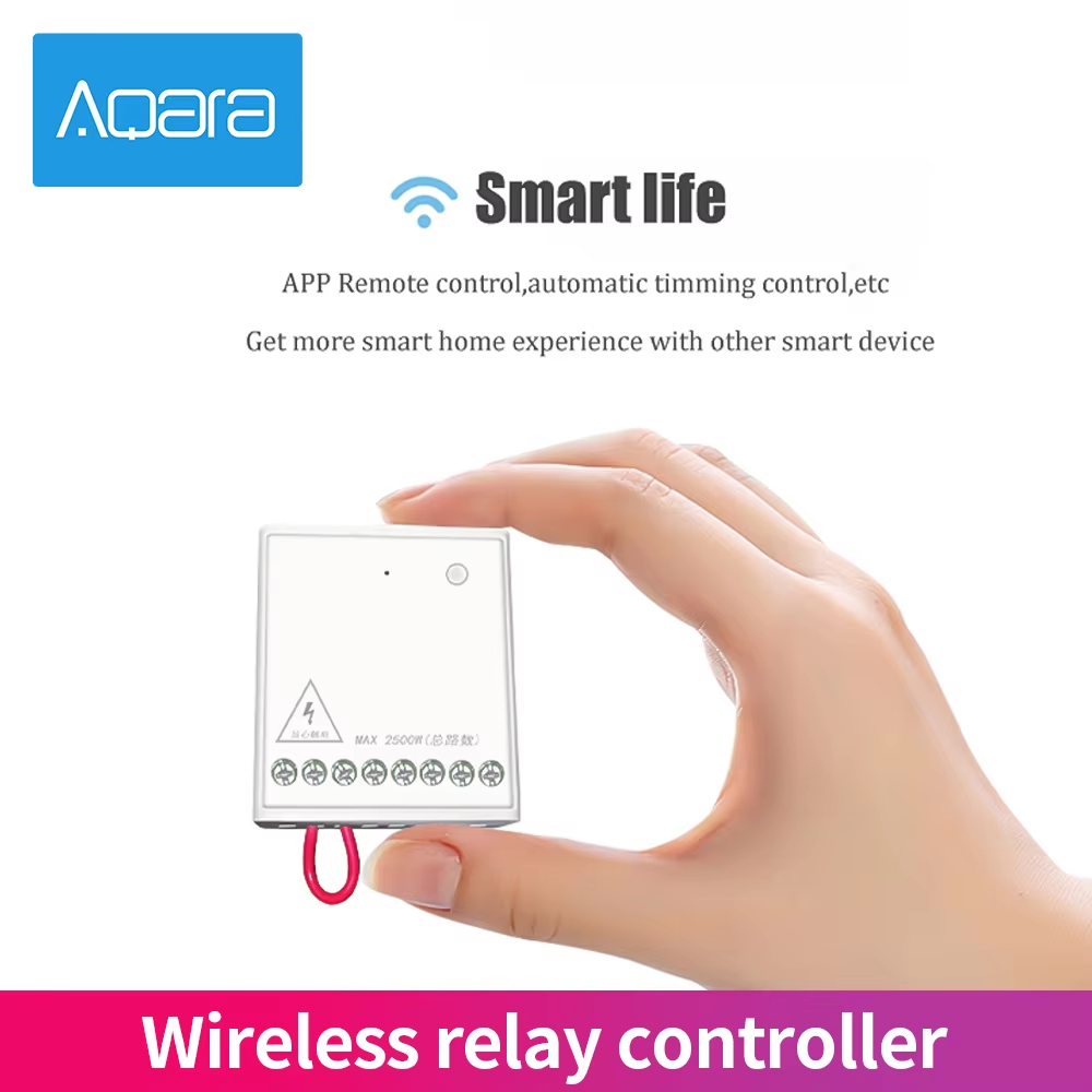 Aqara 2 Channels Wireless Rela - Smart Home Xiaomi 2 avaliação e preço