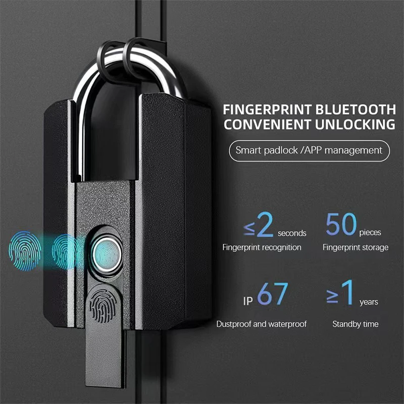 Smart Fingerprint Padlock TTLo - Smart Home Door Lock avaliação e preço