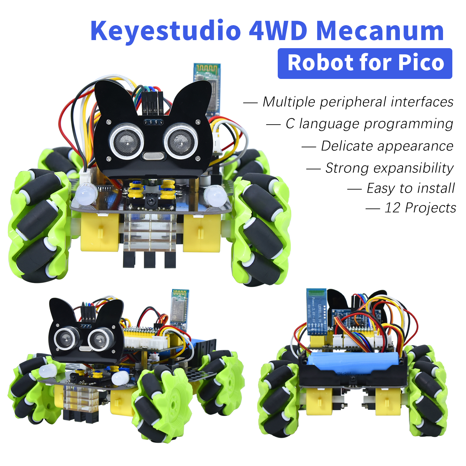 Keyestudio 4WD Raspberry Pi Pi - Smart Home Kit For Arduino avaliação e preço