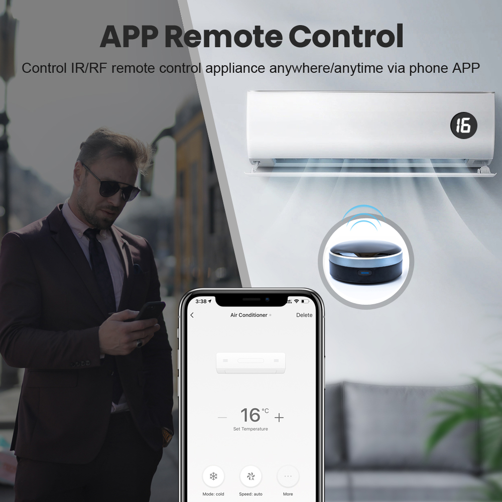 Tuya IR RF 433/315 Universal W - Smart Home Elements avaliação e preço