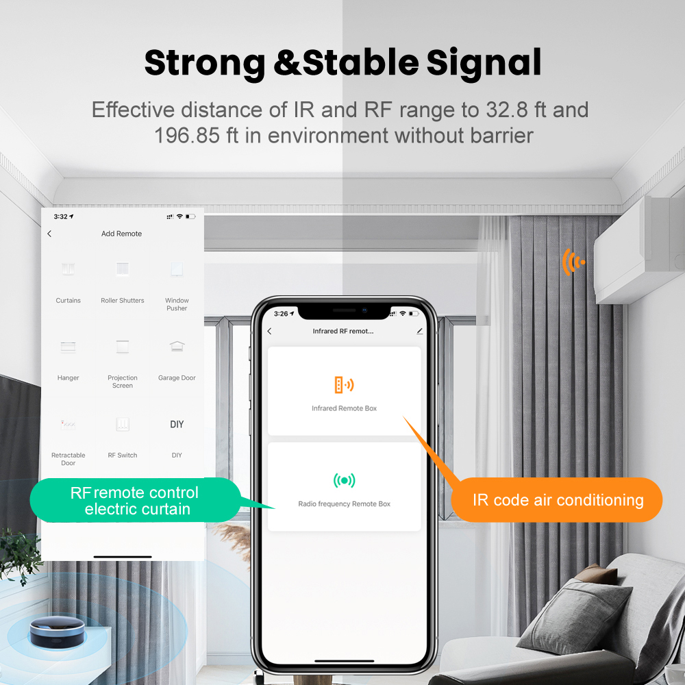Tuya IR RF 433/315 Universal W - Smart Home Elements avaliação e preço