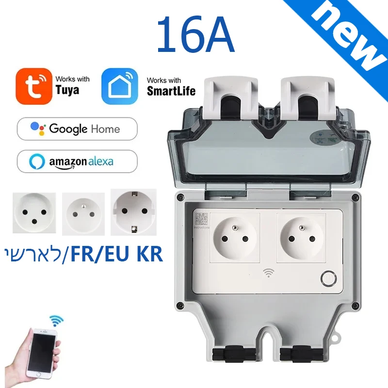 Tuya Power Socket IP66 Outdoor - Smart Home Elements avaliação e preço