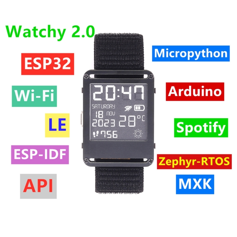 K0EA ESP32 Smartwatch Open Sou - Smart Home Open Source avaliação e preço