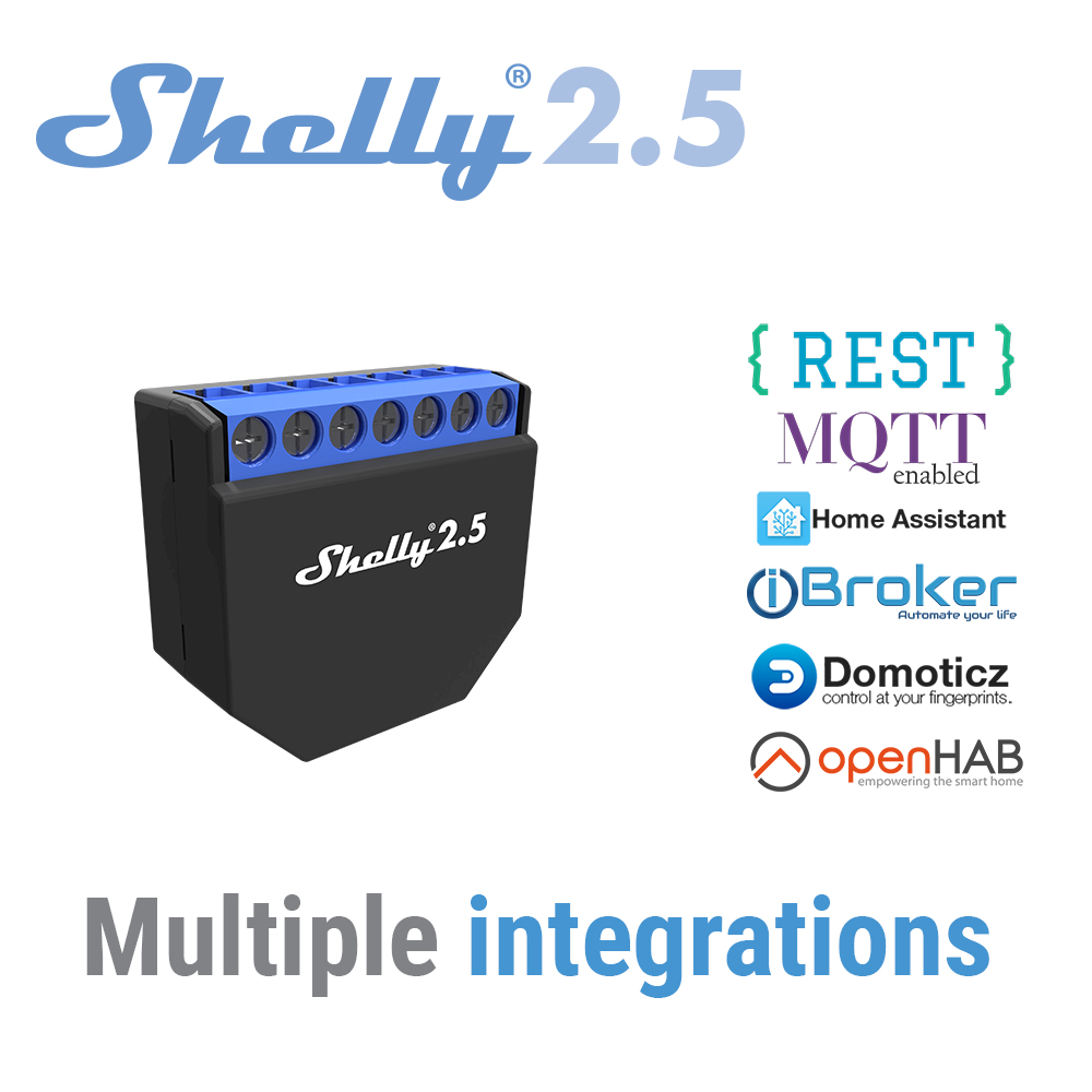 Shelly 2.5 Smart Home Double R - Smart Home Open Source avaliação e preço