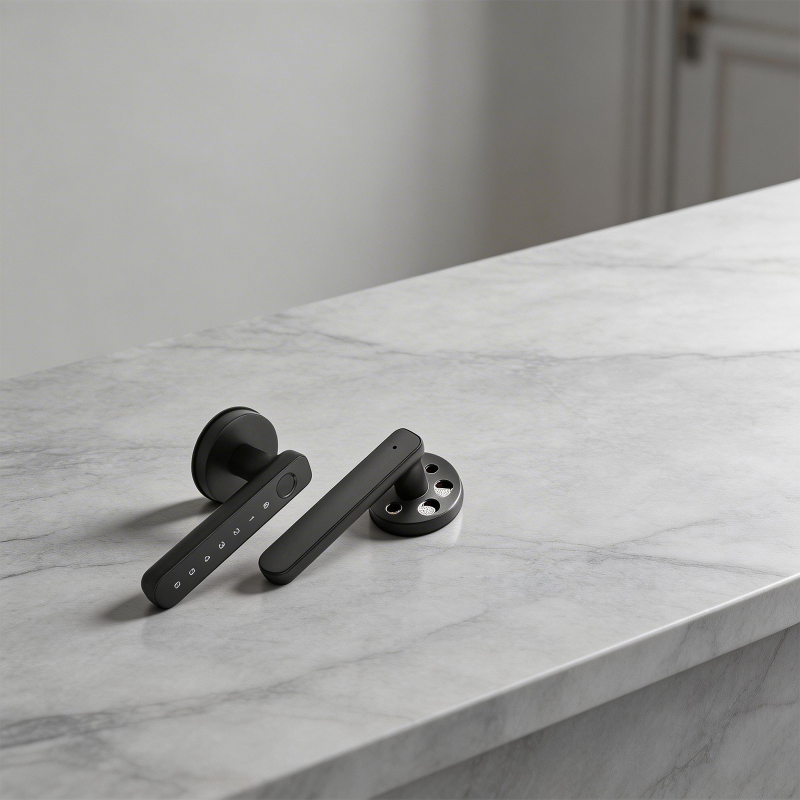 Smart Handle Lock with Fingerp - Smart Home Door Lock avaliação e preço