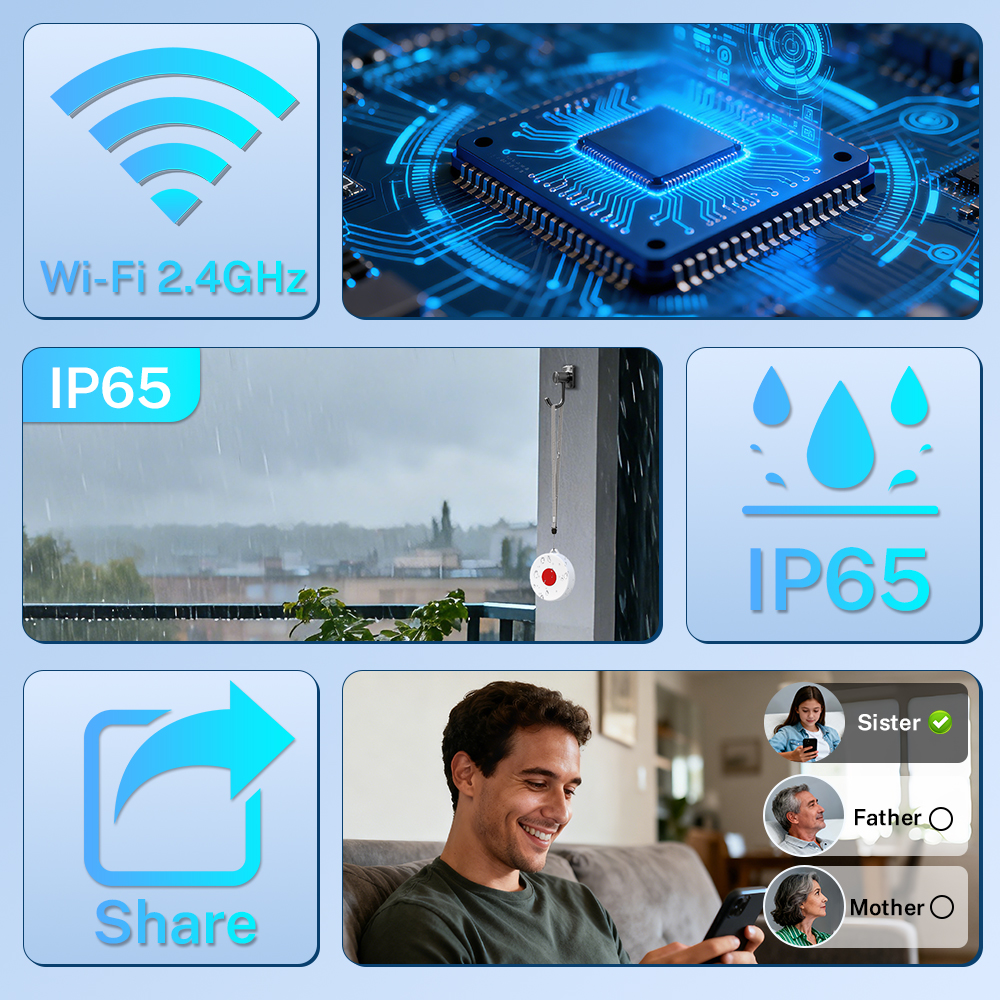 Tuya ZigBee Smart Button IP65  - Smart Home Appliances avaliação e preço