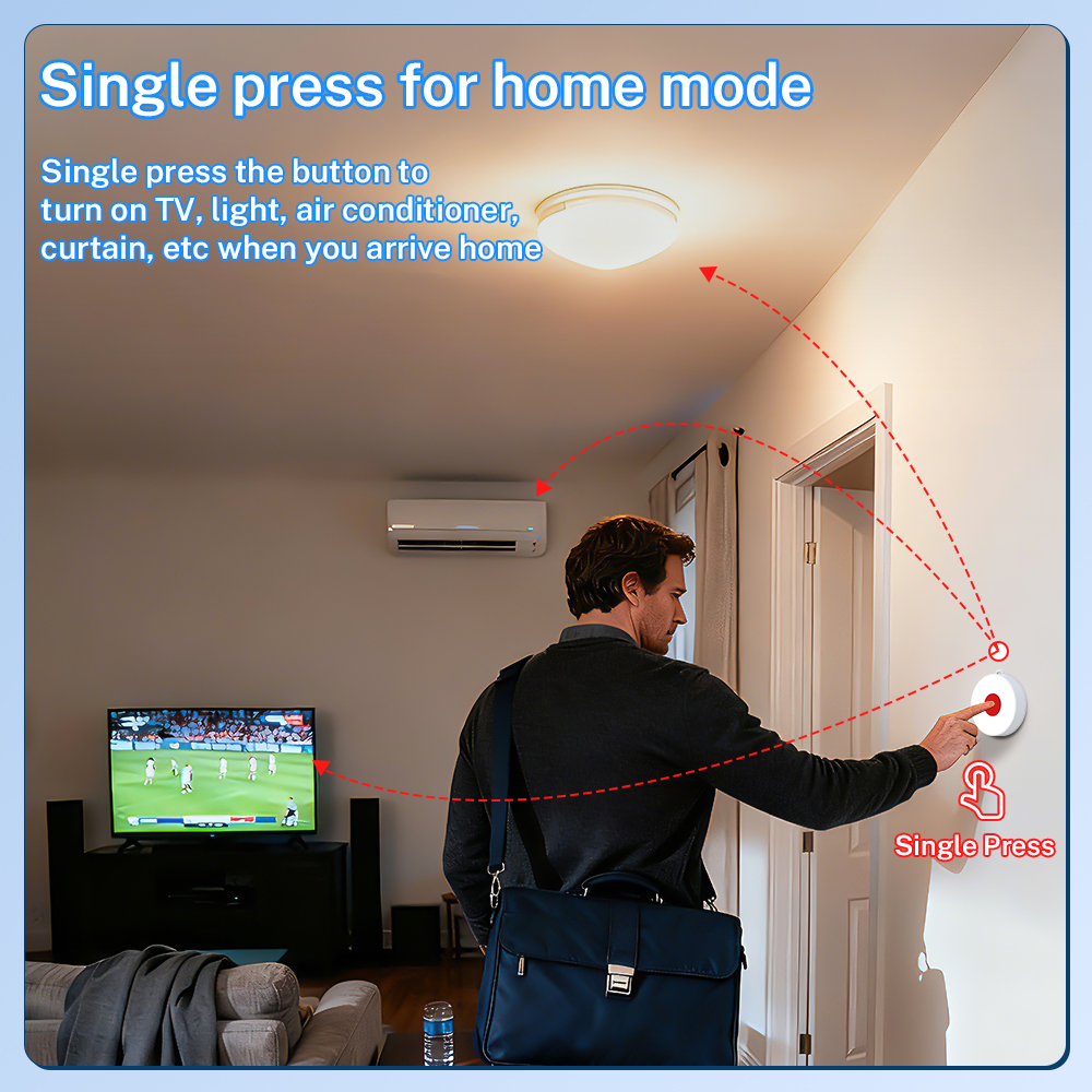 Tuya ZigBee Smart Button IP65  - Smart Home Appliances avaliação e preço