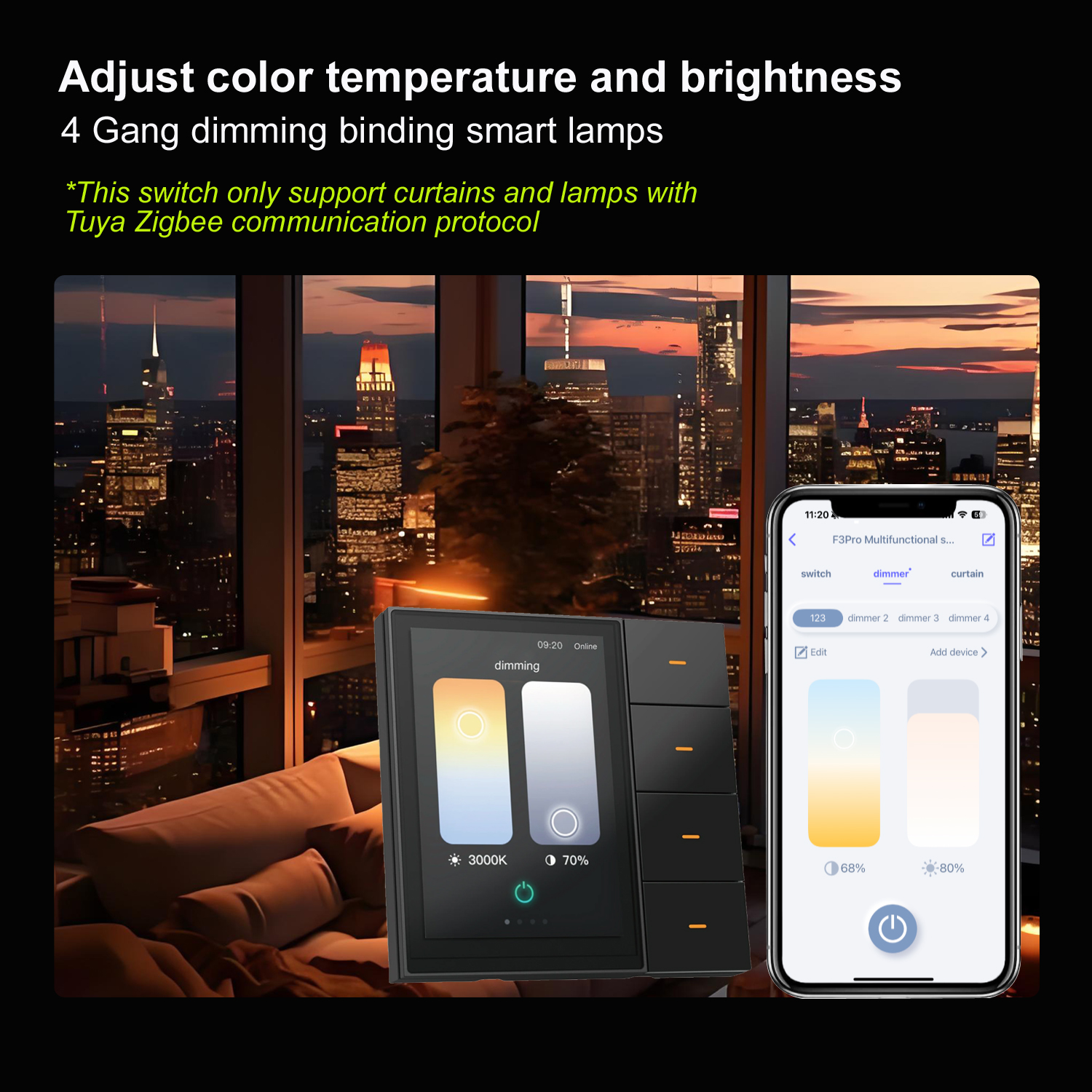F3-pro Tuya Smart Panel ZigBee - Smart Home Display avaliação e preço