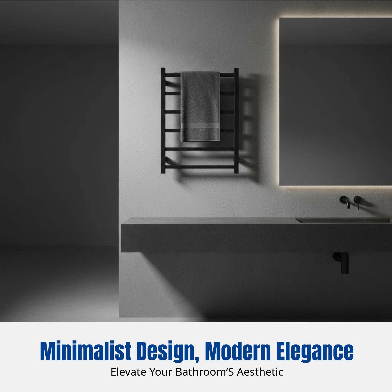 Smart Electric Towel Rack, Hea - Smart Home Display avaliação e preço