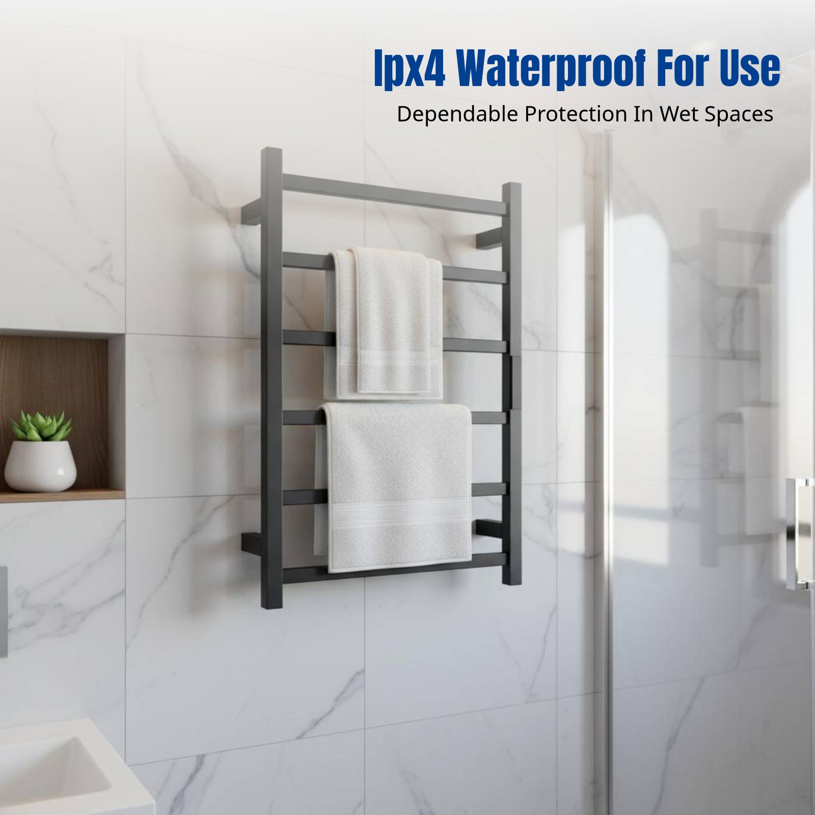 Smart Electric Towel Rack, Hea - Smart Home Display avaliação e preço
