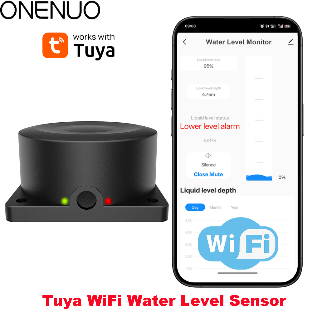 ONENUO Liquid Level Sensor Oil - Wifi Water Sensor avaliação e preço