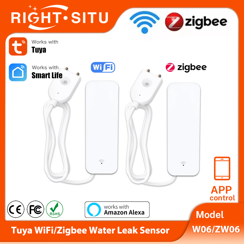 Tuya WiFi Zigbee Water Sensor  - Wifi Water Sensor avaliação e preço