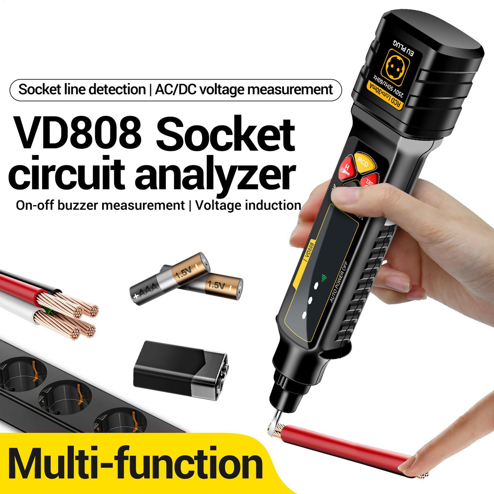 Circuit Tester Outlet Checker  - Smart Home Display avaliação e preço