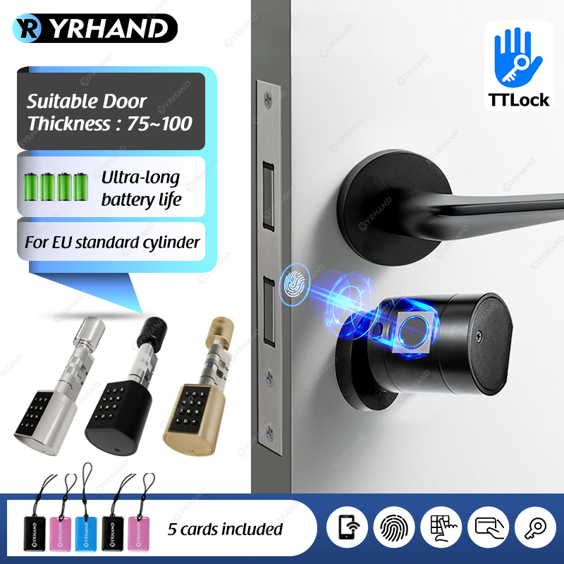 Smart Euro Cylindrical Door Lo - Smart Home Door Lock avaliação e preço