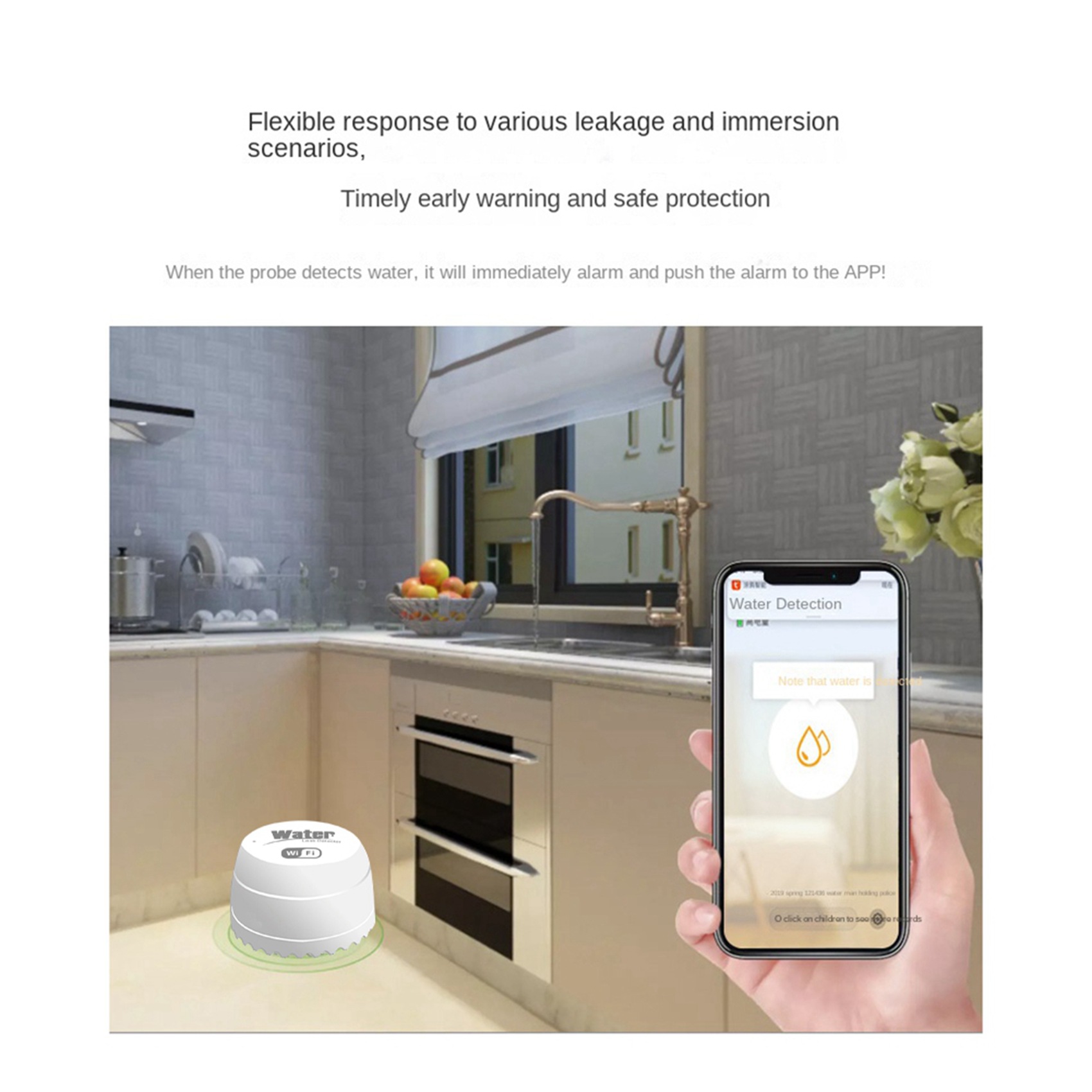 ABKW-3X Wifi Crow Smart Water  - Wifi Water Sensor avaliação e preço