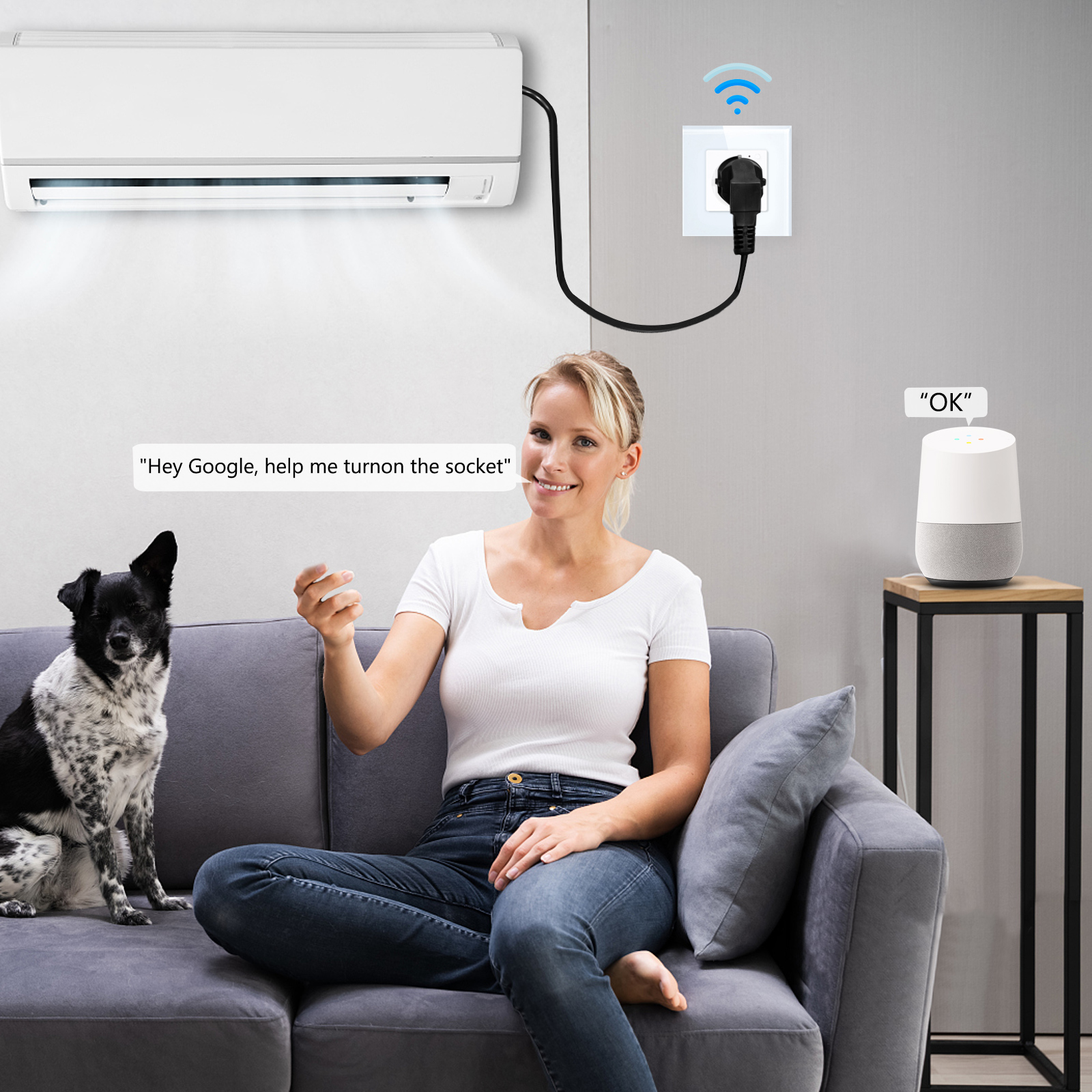 TAWOIA Wifi Wall Socket EU Sta - Smart Home Elements avaliação e preço