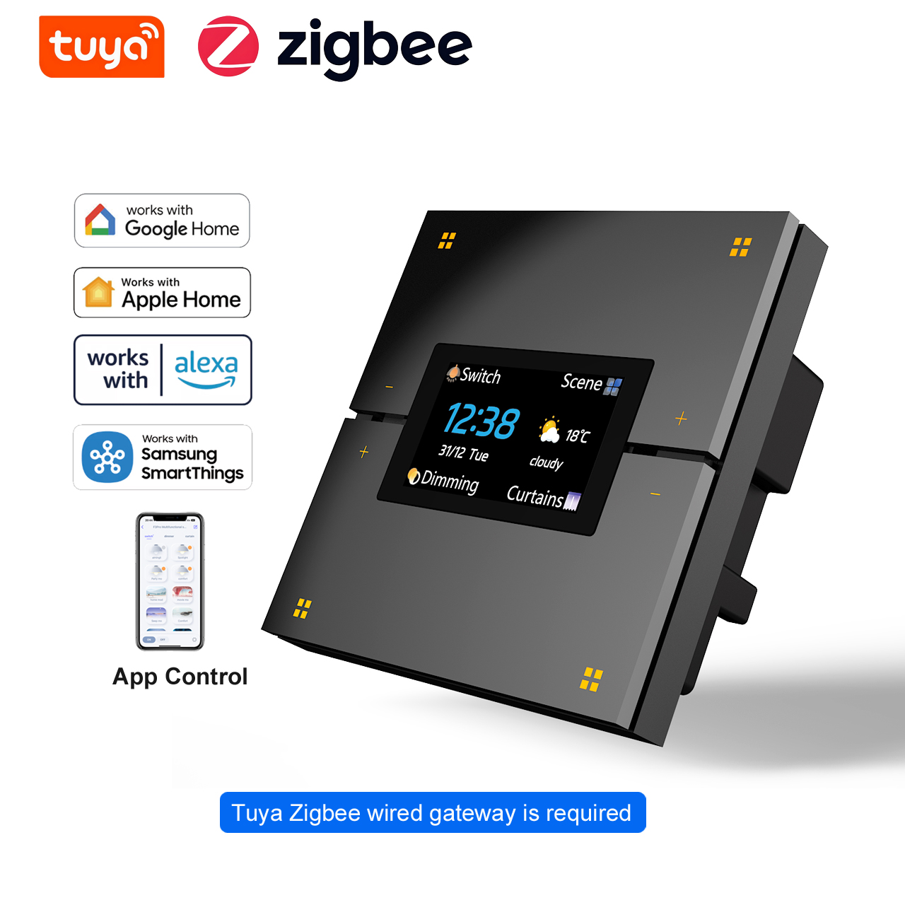 M9 Pro 8-Button UK Tuya Smart  - Smart Home Display avaliação e preço