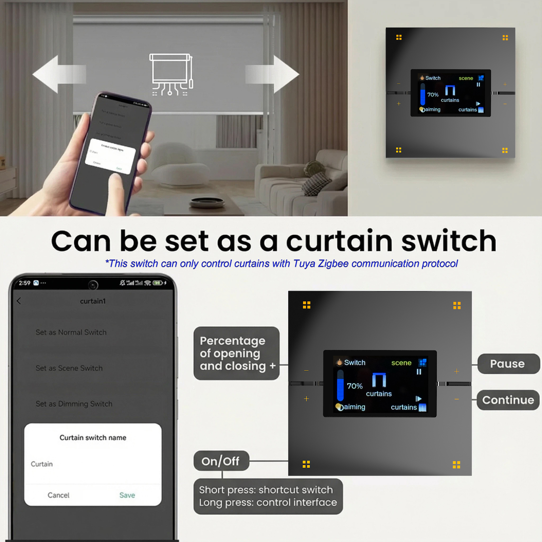 M9 Pro 8-Button UK Tuya Smart  - Smart Home Display avaliação e preço