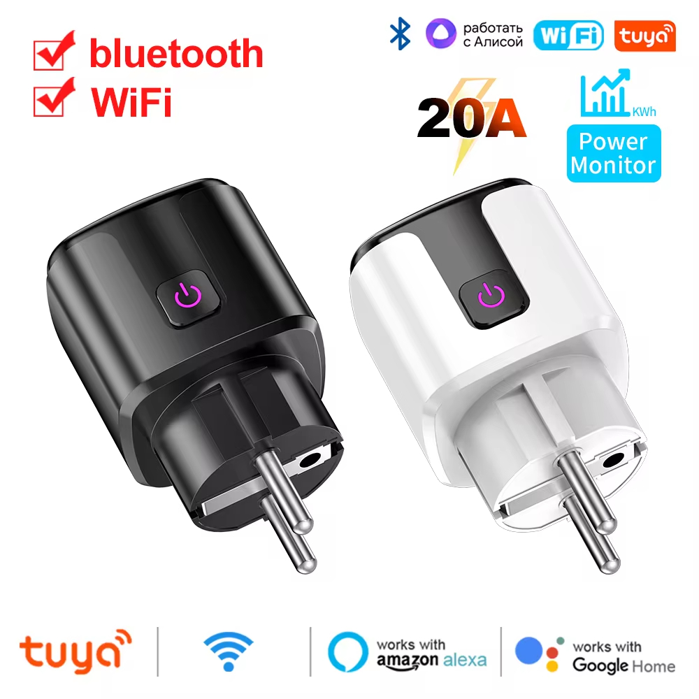 20A AC100-240V Wifi Smart Plug - Smart Home Elements avaliação e preço