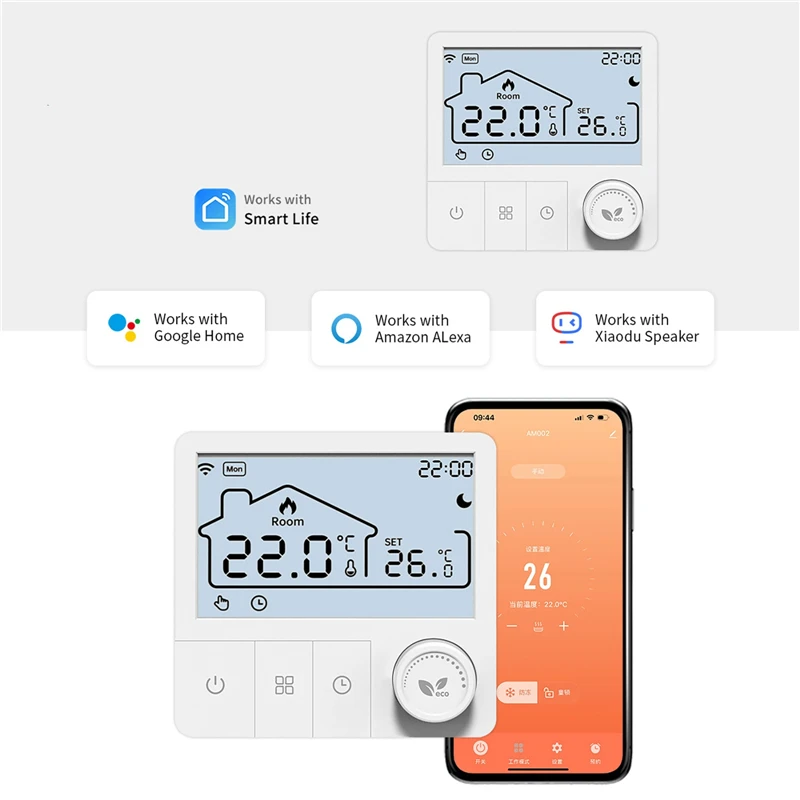 Tuya Smart Home Wifi Heating T - Smart Home Elements avaliação e preço