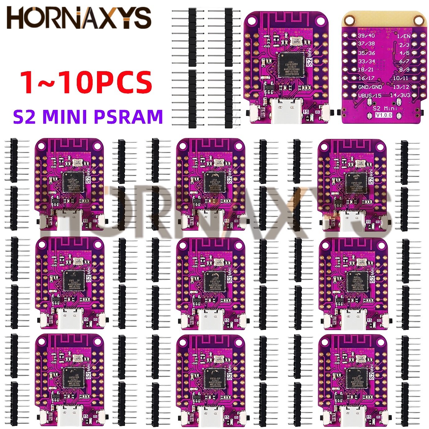 1-10PCS/ESP32 S2 Mini V1.0.0 - - Smart Home Arduino Uno avaliação e preço