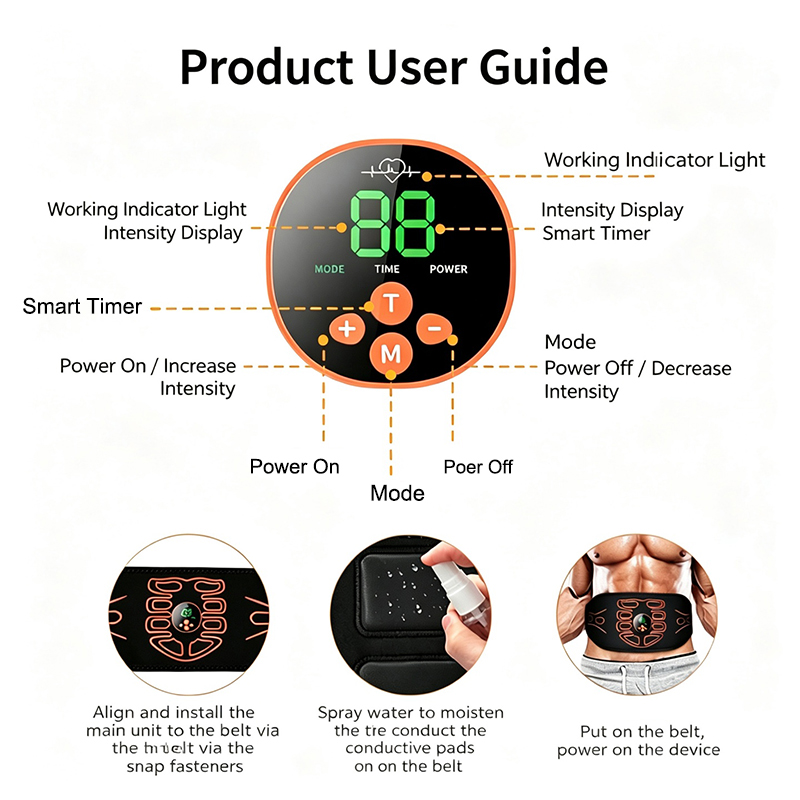 Abdominal Toning Belt Smart Ab - Smart Home Appliances avaliação e preço