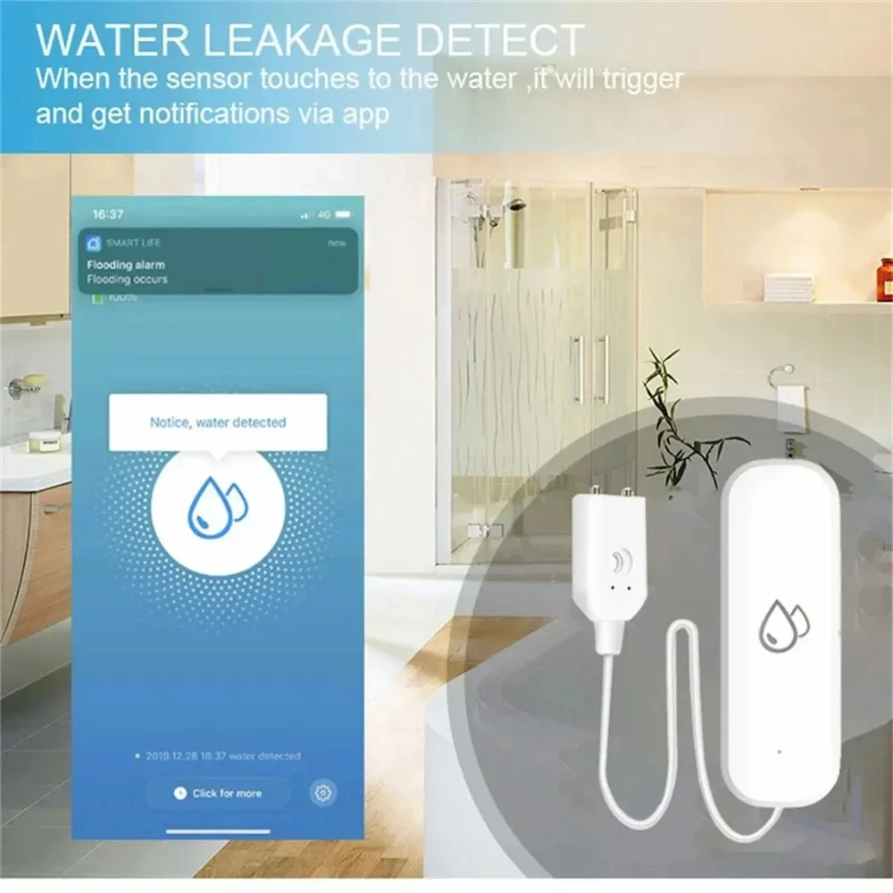 Tuya WiFi Water Sensor Leakage - Wifi Water Sensor avaliação e preço