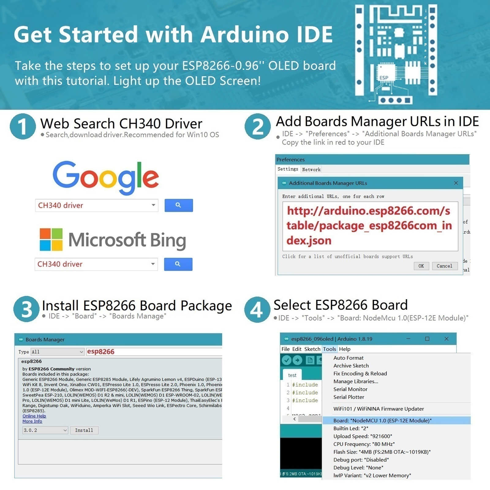 NodeMCU ESP8266 Development Bo - Smart Home Kit For Arduino avaliação e preço