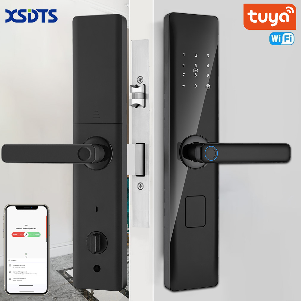 Tuya Smart Lock Wirelss With F - Smart Home Door Lock avaliação e preço
