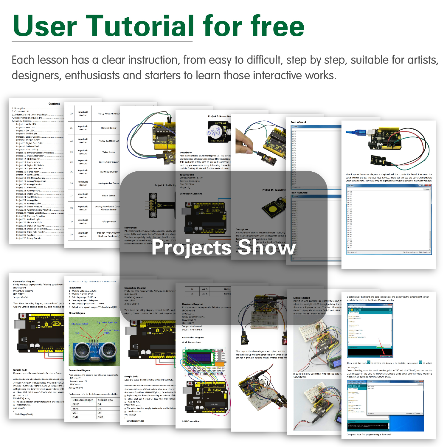 Keyestudio 48 in 1 Sensor Star - Smart Home Kit For Arduino avaliação e preço