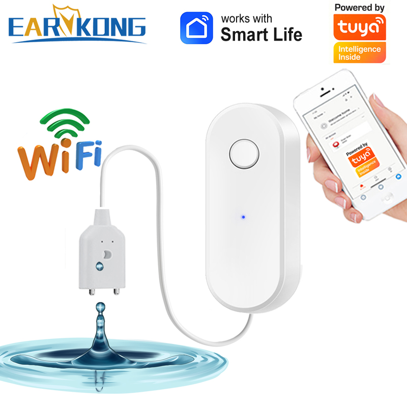 Tuya WiFi Smart Water Leak Sen - Wifi Water Sensor avaliação e preço