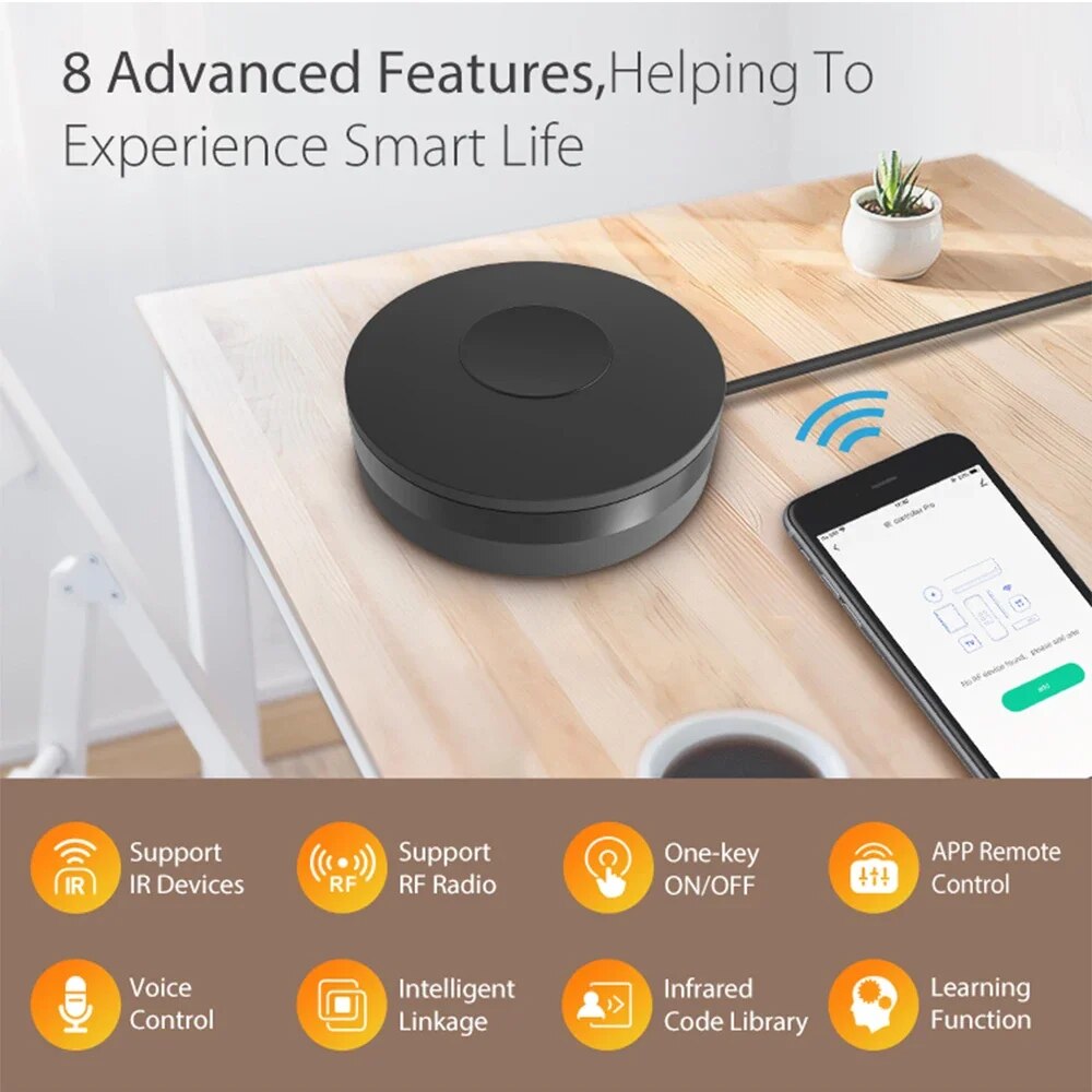 Tuya Smart Wifi RF IR Remote C - Smart Home Elements avaliação e preço