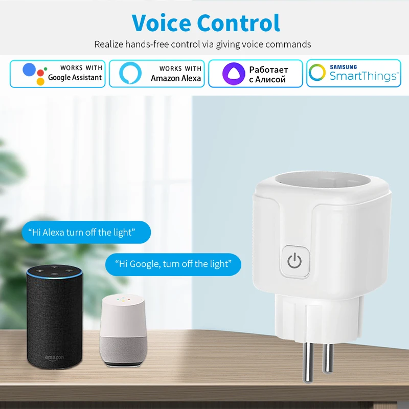 Tuya Smart Socket EU 16A AC100 - Smart Home Elements avaliação e preço